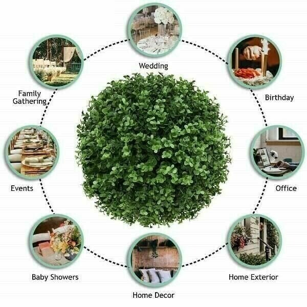 ⏰Last Day Promotion 50% Off-Artificial Plant Topiary Ball🌳