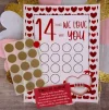 Valentine's Scratch Off Advent 