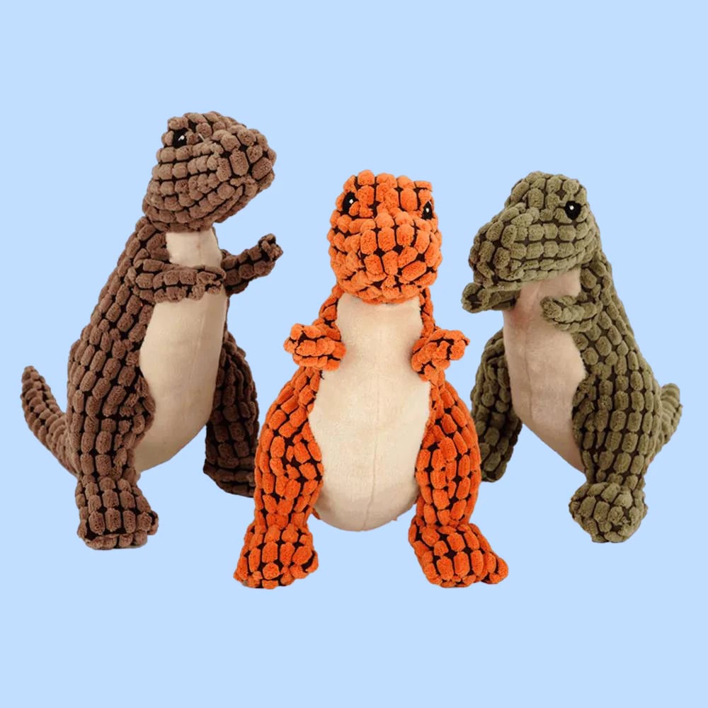 🔥Sale ends in 3 hours / Buy 1 Get 1 Free Today Only - Indestructible Robust Dino - Dog Toy 2.0 Upgrade Version