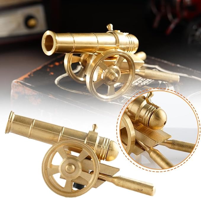 🔥Last Day Promotion - 50% OFF🔥Solid Brass Cannon (Fireable)