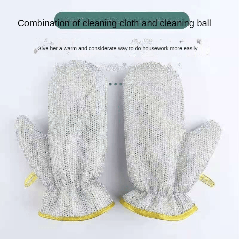 (🎄Last Day Promotion- 49% OFF)💖Wire Dishwashing Gloves✈BUY 5 GET 3 FREE(8 PCS)