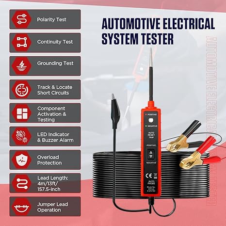 🔥2024 Hot Sale⏰6-24V DC Automotive Electrical System Tester🔥Buy 2 Free Shipping