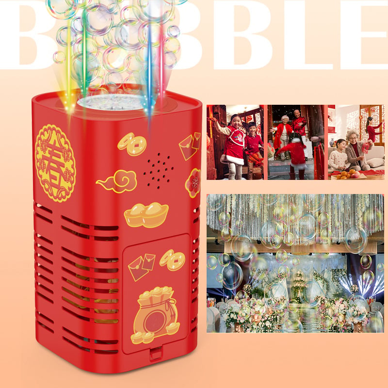 🍀2023-Christmas Hot Sale🎁Reusable-Fireworks Bubble Machine