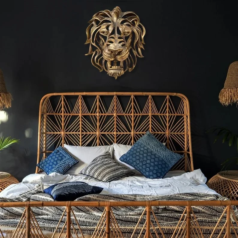 (Last Day Promotion - 50% OFF) 🦁Lion Head Wall Mounted Art Sculpture, BUY 2 FREE SHIPPING