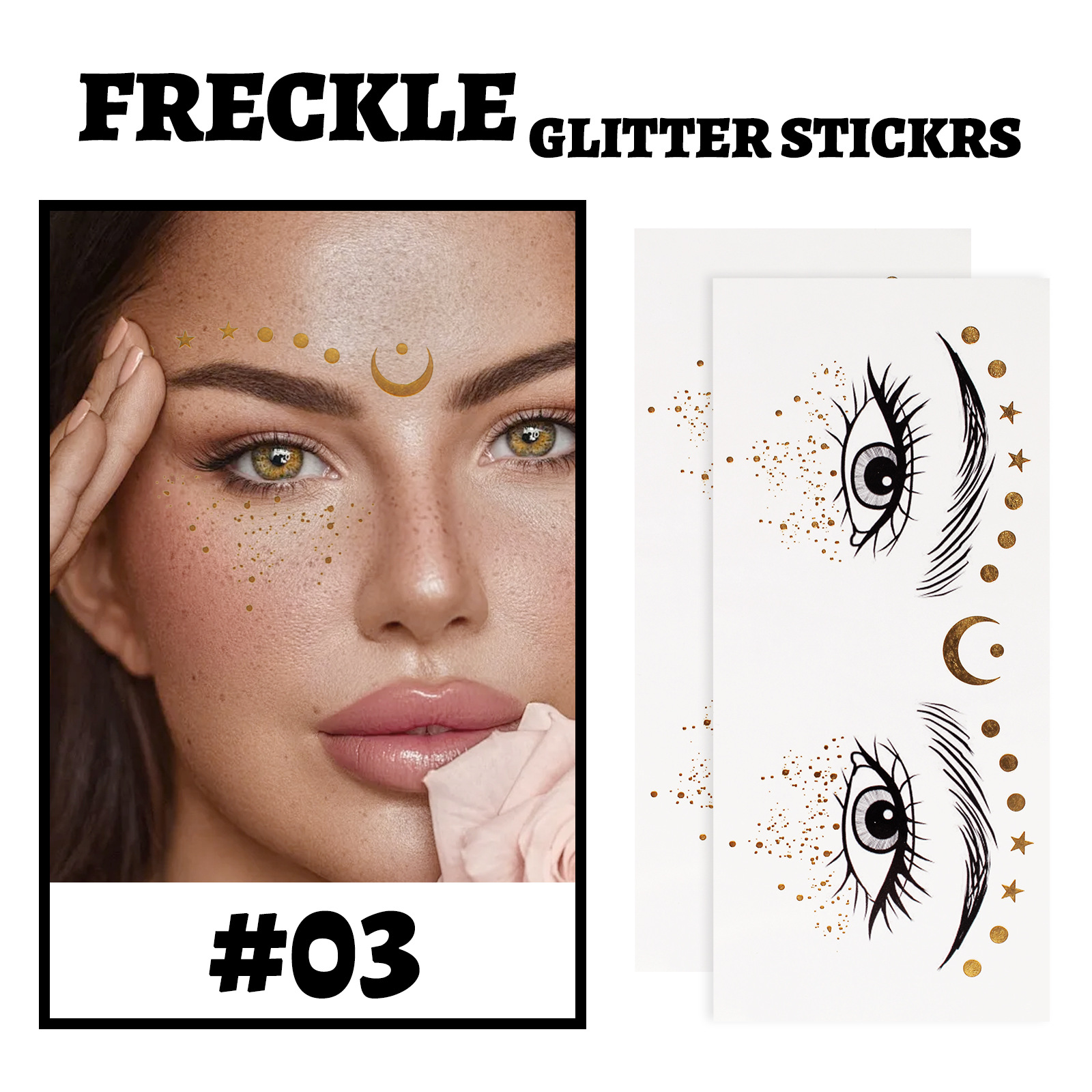 Makeup Patches - Face Glitter Makeup Speckles