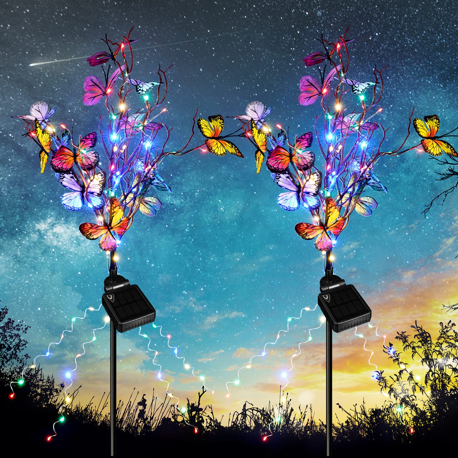 2025🎁Letzter Tag 49 % Rabatt🦋Solar-Schmetterlingslichter für den Außenbereich💐