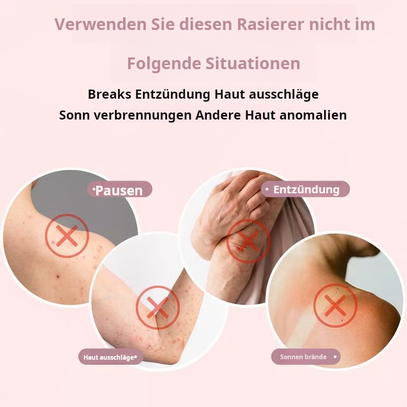 🔥Letzter Tag 50% RABATT-Bikini-Trimmer für Frauen, Elektrorasierer und Rasierer, wiederaufladbarer 2-in-1-Epilierer für Körper und Gesicht