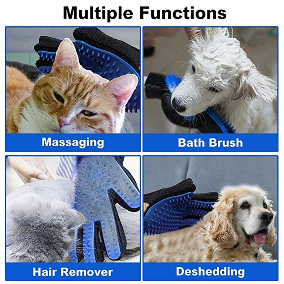 (🔥Hot Sale NOW- SAVE 48% OFF) Pet Grooming Massage Glove