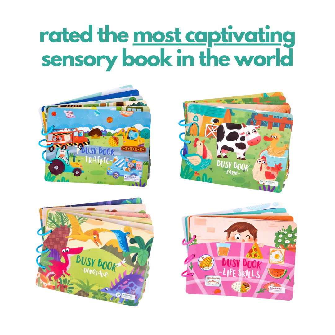 🧨New Year Sale 48% OFF🔥 Dr. Glow's Sensory Book - Keep Kids off Devices!✨