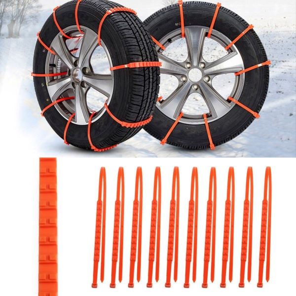 (🎄Christmas Sale🎄- 48% OFF) Snow Chains Anti-Slip Tire Wheel Cable🚘🚘BUY 2 GET 2 FREE(20 PCS)