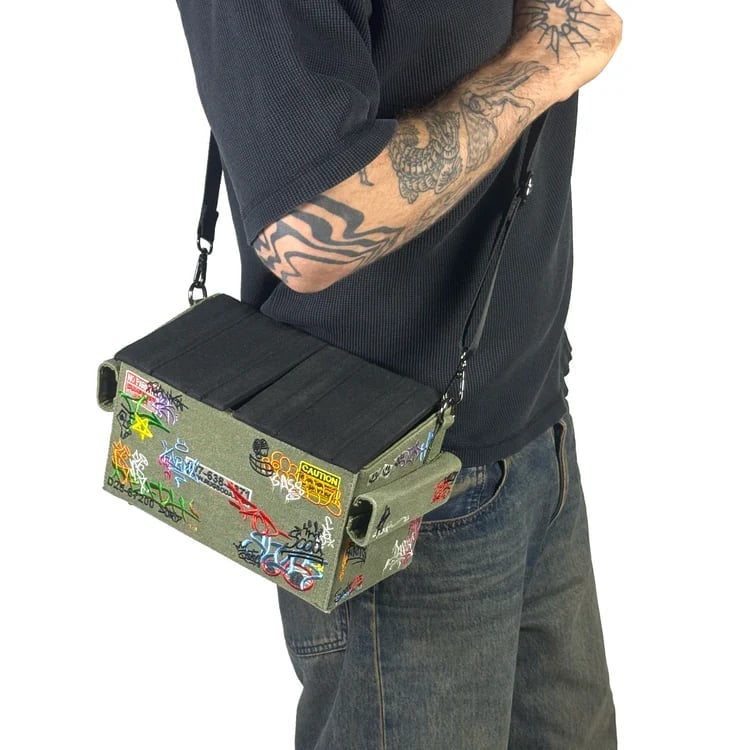 Embroidery Handicraft DUMPSTER BAG🎒
