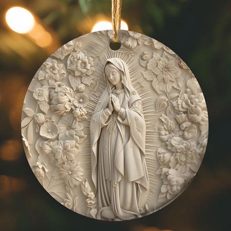 🎄🎅Christmas Presale - 49% OFF🎄-Handmade Catholic Christmas Ornament