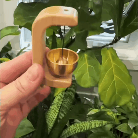 🎐Bandcord™ C-förmiges Windspiel aus Holz
