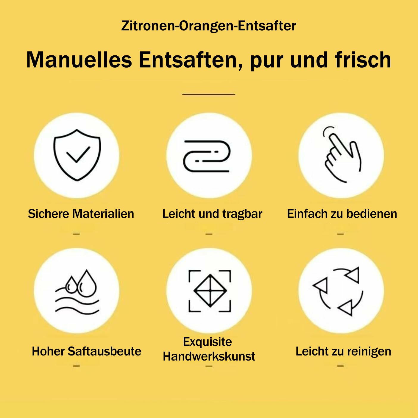 🔥2025 Neue Zitronenpresse mit Schraubverschluss 🍋✨