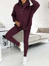 Women Plus Size Hooded Casual and Comfortable Sweatshirt Two-piece Suit