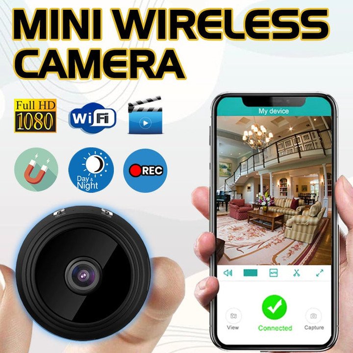 (🌲Early Christmas Sale- SAVE 60% OFF)Mini 1080p HD Wireless Magnetic Security Camera(BUY 2 GET FREE SHIPPING)