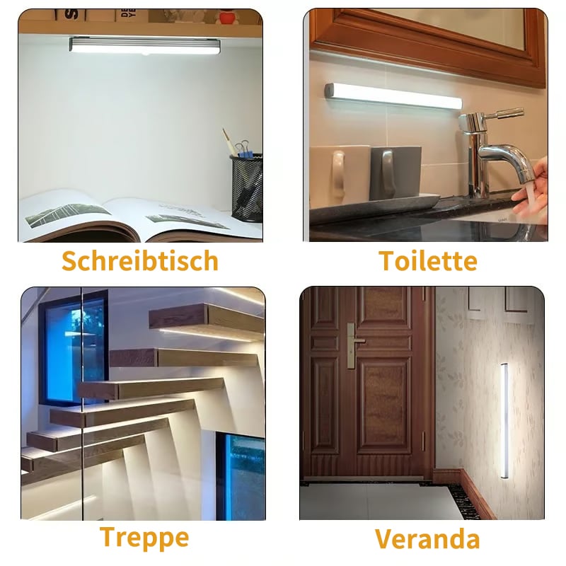 🏆Letzter Tag Verkauf 49% Rabatt🔥-💡Bohrfreie intelligente Sensor magnetische aufladbare LED-Leuchte