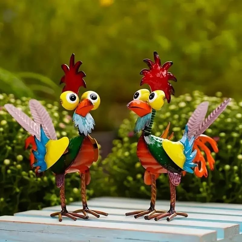 Metal-Rooster Outdoor Statue🐓