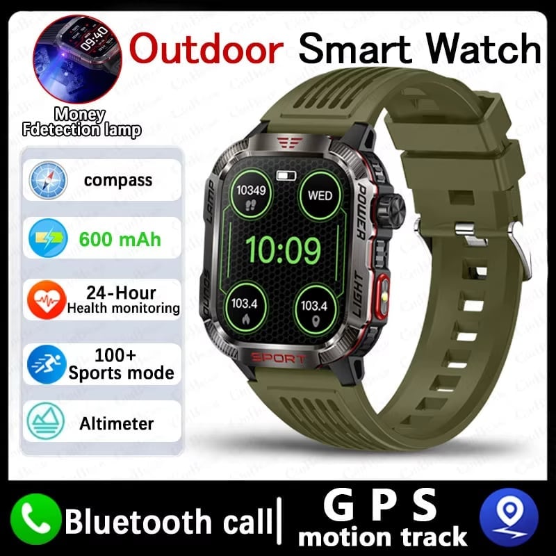 ⏰LAST DAY SALE 50% OFF💥Men's Military Outdoor Sports Smart Watch for Android & IOS