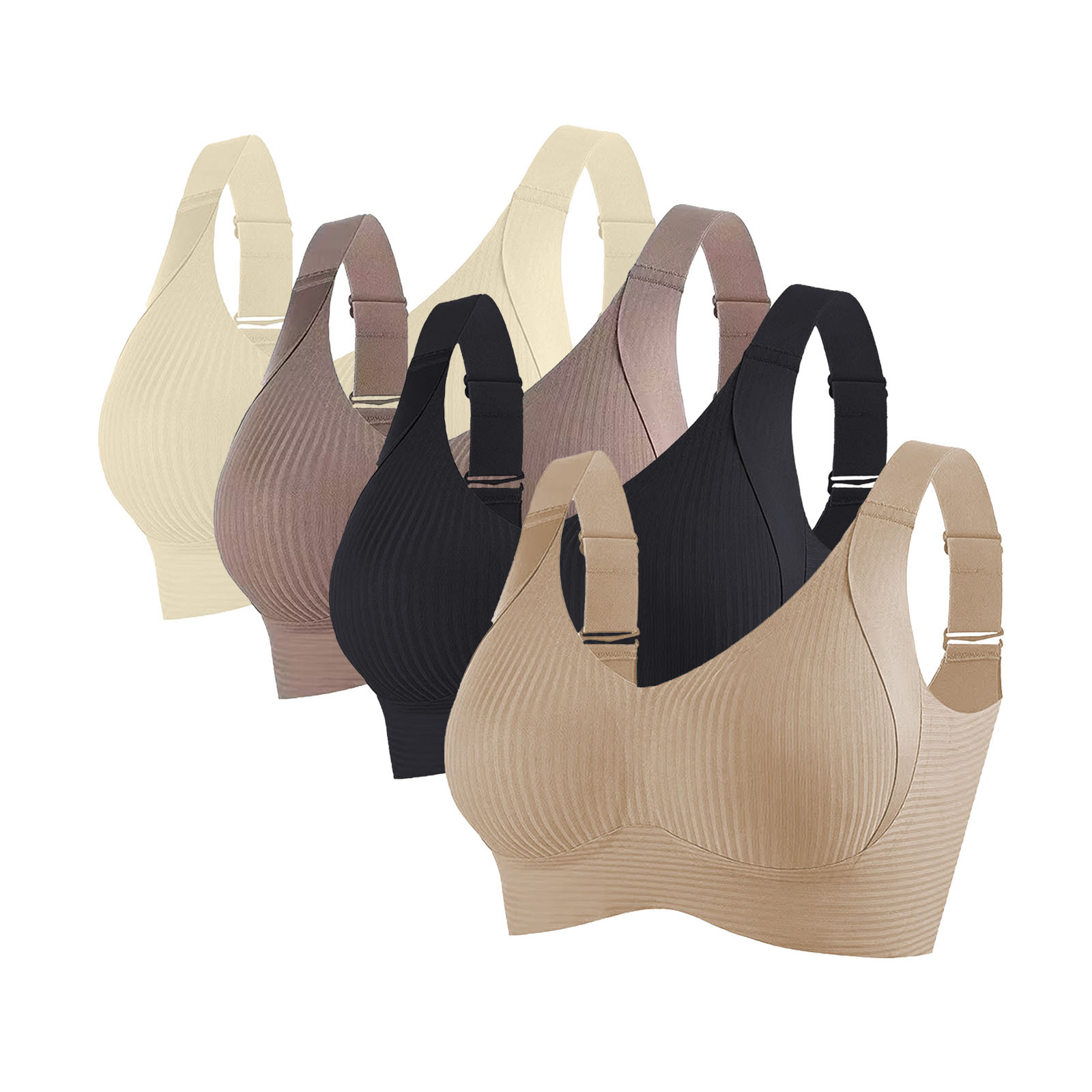 🎁 Dernier jour : seulement 6,66 € chacun 🔥 Soutien-gorge super maintien | Soutien-gorge push-up sans armatures 👍 Dites adieu aux seins tombants