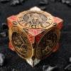 2025 New DND Fidget Spinner DICE: 7-in-1 Metal DND Dice Cube – 6-Sided Rotating Polyhedral Dice, Tabletop RPG Accessory for DMs and Player