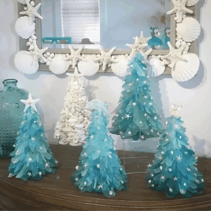 (🔥2024 BEST GIFT TO FAMILY🔥)🎄Sea Glass Christmas Tree