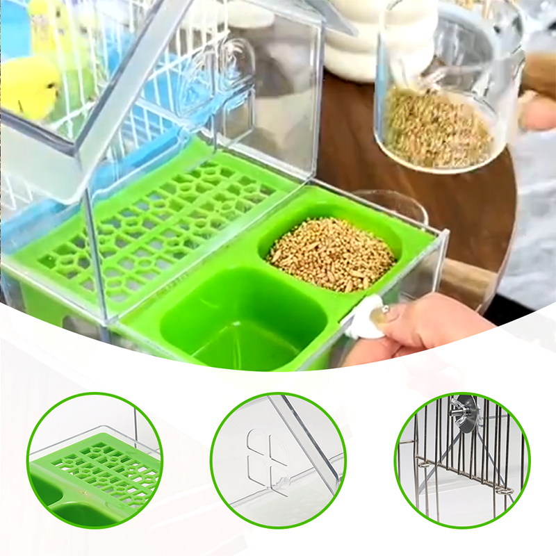 🔥Last Day Promotion 70% OFF🔥Pull-Out External Parrot Feeder⚡️Buy 2 Free Shipping