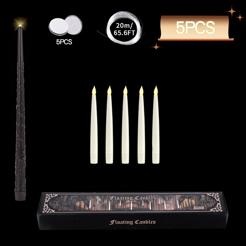 🌲Early Christmas Sale 50% Off🌲Floating Candles with Magic Wand Remote