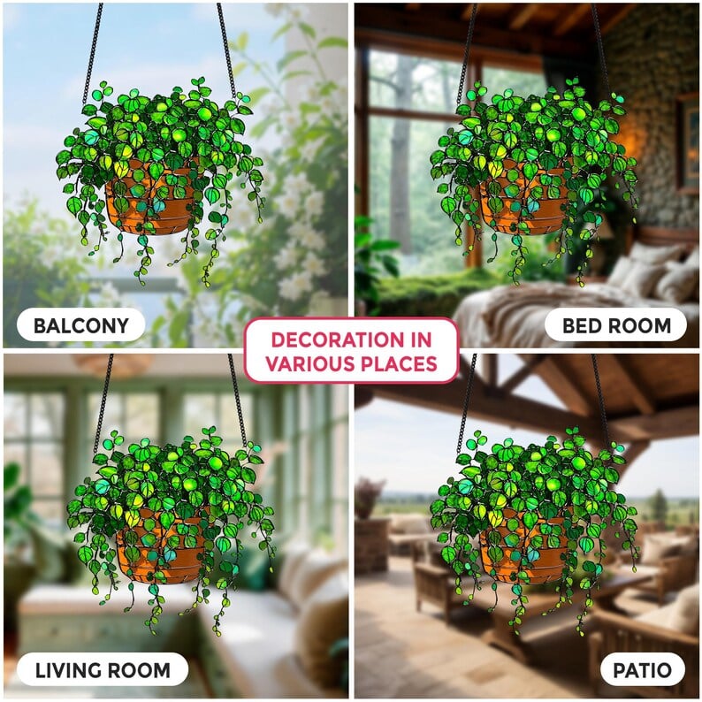 🍁Fall Harvest Sale: 60% OFF! String of Turtles Suncatcher: Greenery Window Decor