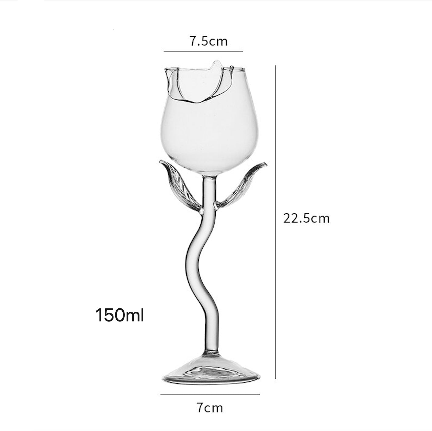 Love Blooms Cocktail Glass
