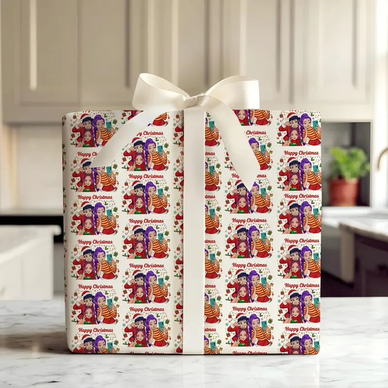 🔥Last Day 50% OFF -🎄KPOP Demon Hunters  Christmas Wrapping Paper