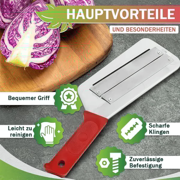 🔥Letzter Tag 49% Rabatt🥬Gemüseschneider mit zwei Klingen aus Edelstahl