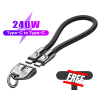 🔥Heißer Verkauf - 49% Rabatt⚡240W Lanyard Schnellladekabel mit Diebstahlsicherung
