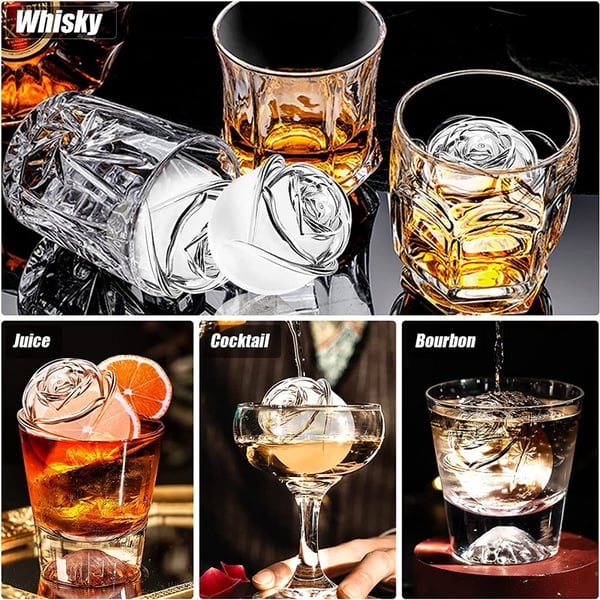 💥Flash Sale-70%Off💥3D Silicone Rose Shape Ice Cube Mold(BUY 3 GET 1 FREE ONLY TODAY)