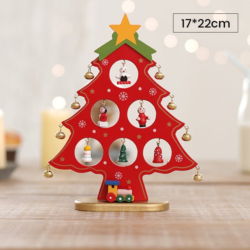 🔥Last Day Promotion 48% OFF-🎁-DIY Wooden Mini Christmas Tree Set🎅