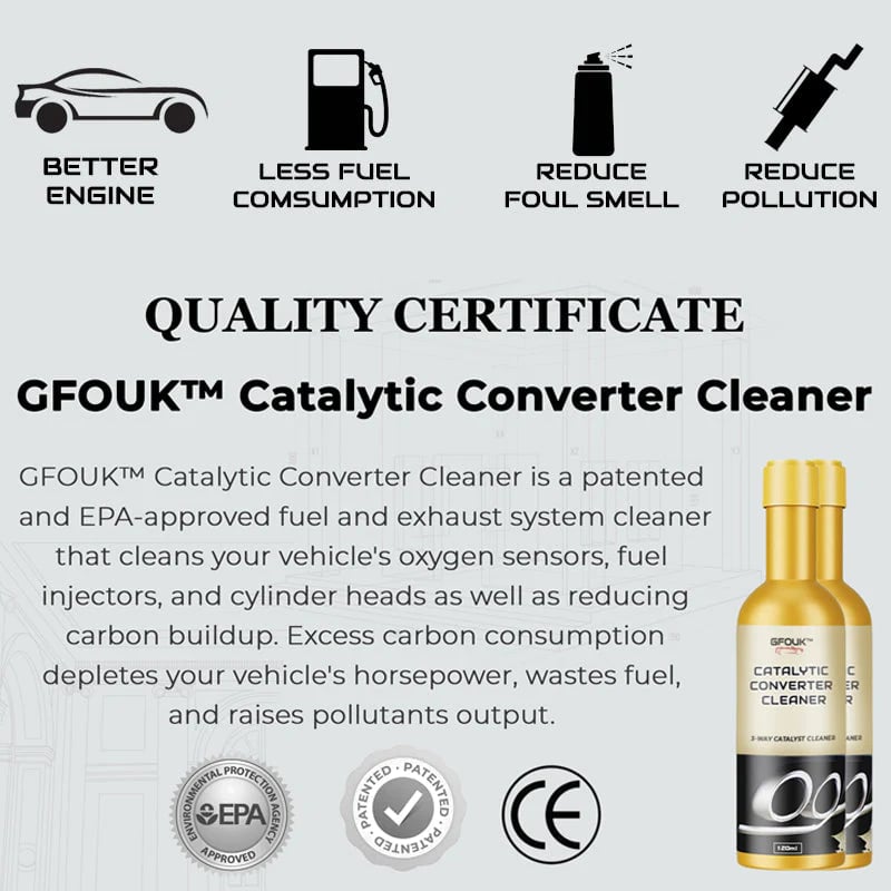 🔥Last Day Promotion 50% OFF🔥GFOUK™ Catalytic Converter Cleaner - Buy 3 Get 1 Free