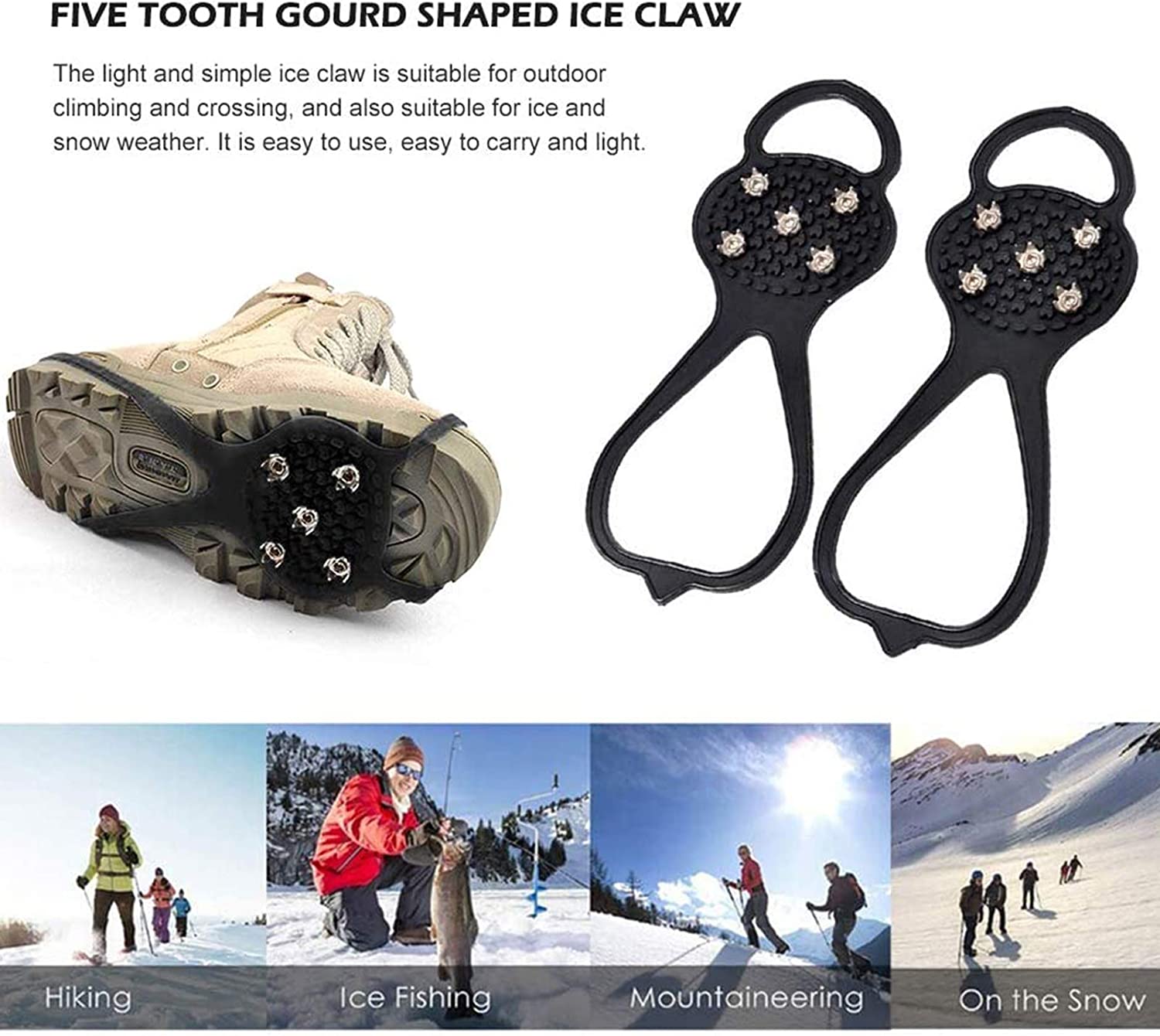 (🔥Christmas Promotion - Buy 2 Get 1 Free🔥) Silicone Climbing Non-Slip Shoe Grip