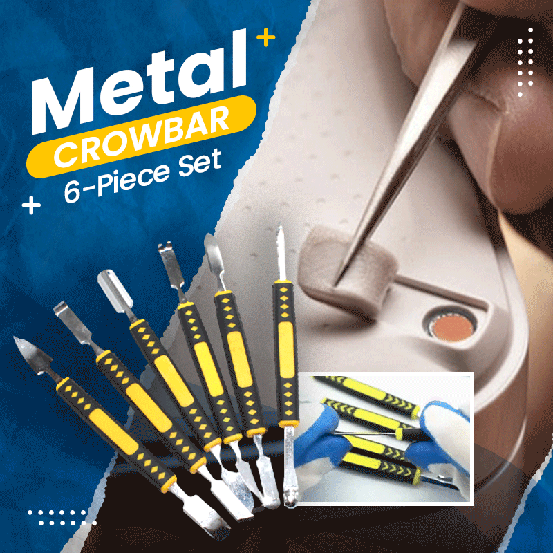 🔥Last Day Promotion 70% OFF🔥Metal Crowbar 6-Piece Set⚡BUY 2 GET FREE 1