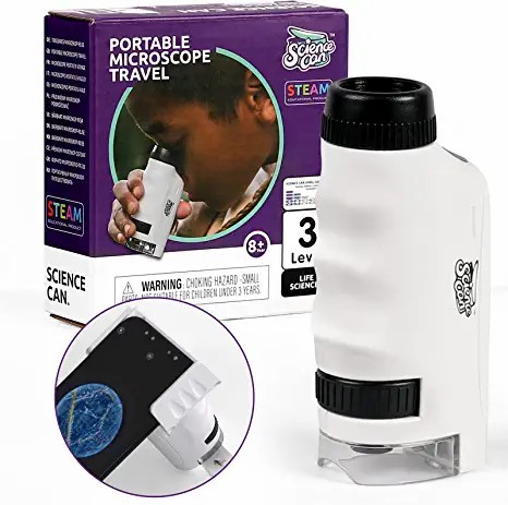 🎉Early Christmas Deals-49% OFF🎁Kid's Portable Pocket Microscope with Adjustable 60-120x zoom-Buy 2 Free Shipping