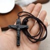 ✝️100% Handmade Jesus Cross Wooden Necklace(𝐉𝐚𝐜𝐤 𝐌𝐢𝐥𝐥𝐞𝐫 𝐇𝐚𝐧𝐝𝐦𝐚𝐝𝐞®)