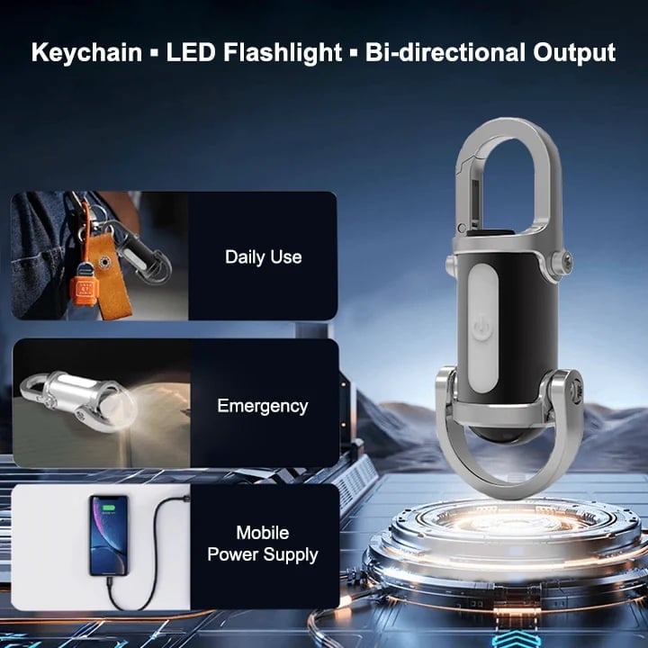 💥LAST DAY SALE 50% OFF💥Mini Keychain LED Flashlight⚡BUY 2 FREE SHIPPING