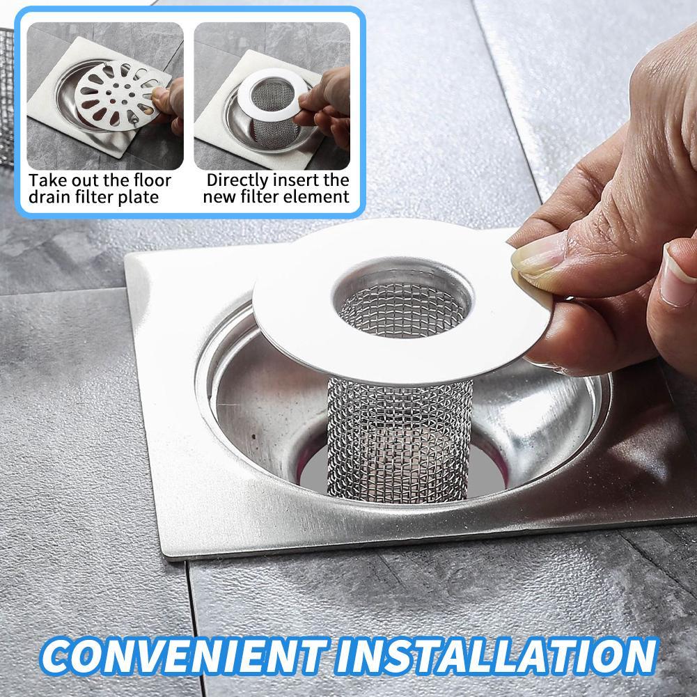🌲Christmas Sale Now- SAVE 48% OFF🌲Mesh Stainless Steel Floor Drain Strainer	🔥buy 3 get 2 free(5 Pcs)