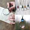 (🎅EARLY CHRISTMAS SALE-49% OFF)Magnifying Glass Necklace gift🎁(BUY MORE SAVE MORE )