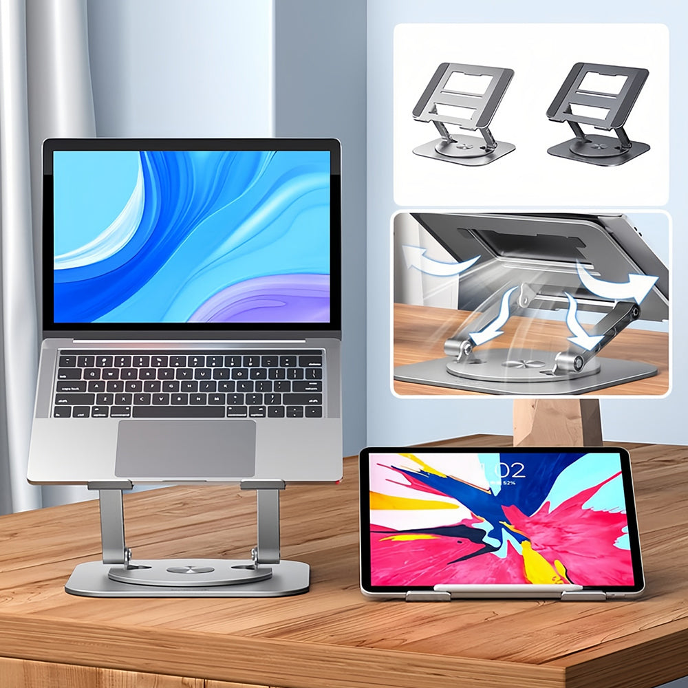 (🔥Last Day Promotion 50% OFF) Laptop Stand Aluminum Alloy Rotating Bracket - Buy 2 Free Shipping