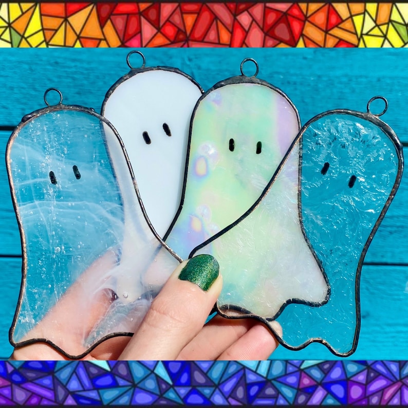 <strong>💕Handmade</strong> 👻Ghostly Aura Suncatchers