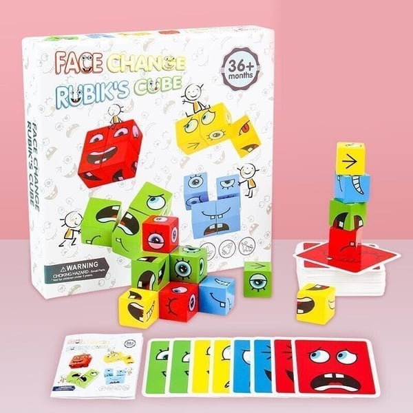 💥Last Day Promotion - 50% OFF💥Face-Changing Magic Cube Building Blocks