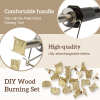 💥26 Letters Copper Mold —DIY Wood Burning/Carving Set