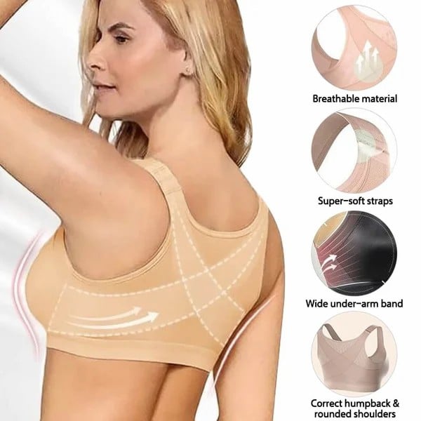 🔥Hot Sale 50% OFF🔥Multifunctional Support Shaping Posture Corrector Wireless bra (with adjustable shoulder straps)