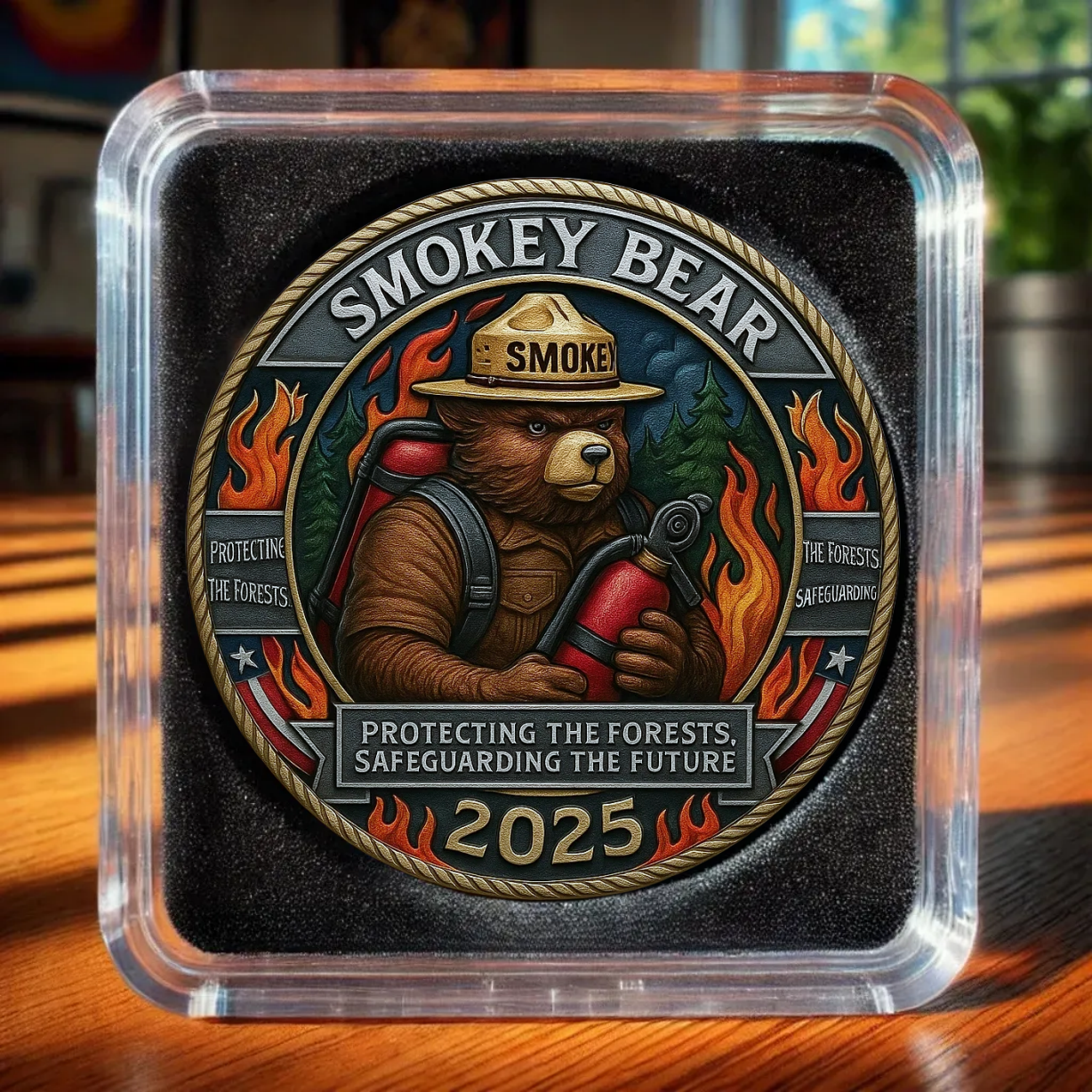 🔥Limited Edition🎁Smokey Bear Forest Protection Commemorative Coin