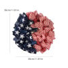 🏵100% Handmade Star Spangled Banner Ribbon Patriotic Wreath(𝐌𝐚𝐫𝐢𝐚𝐧𝐚 𝐒𝐦𝐢𝐭𝐡 𝐇𝐚𝐧𝐝𝐦𝐚𝐝𝐞®)